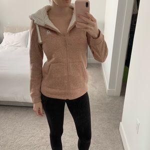 REEBOK Sherpa lined zip up